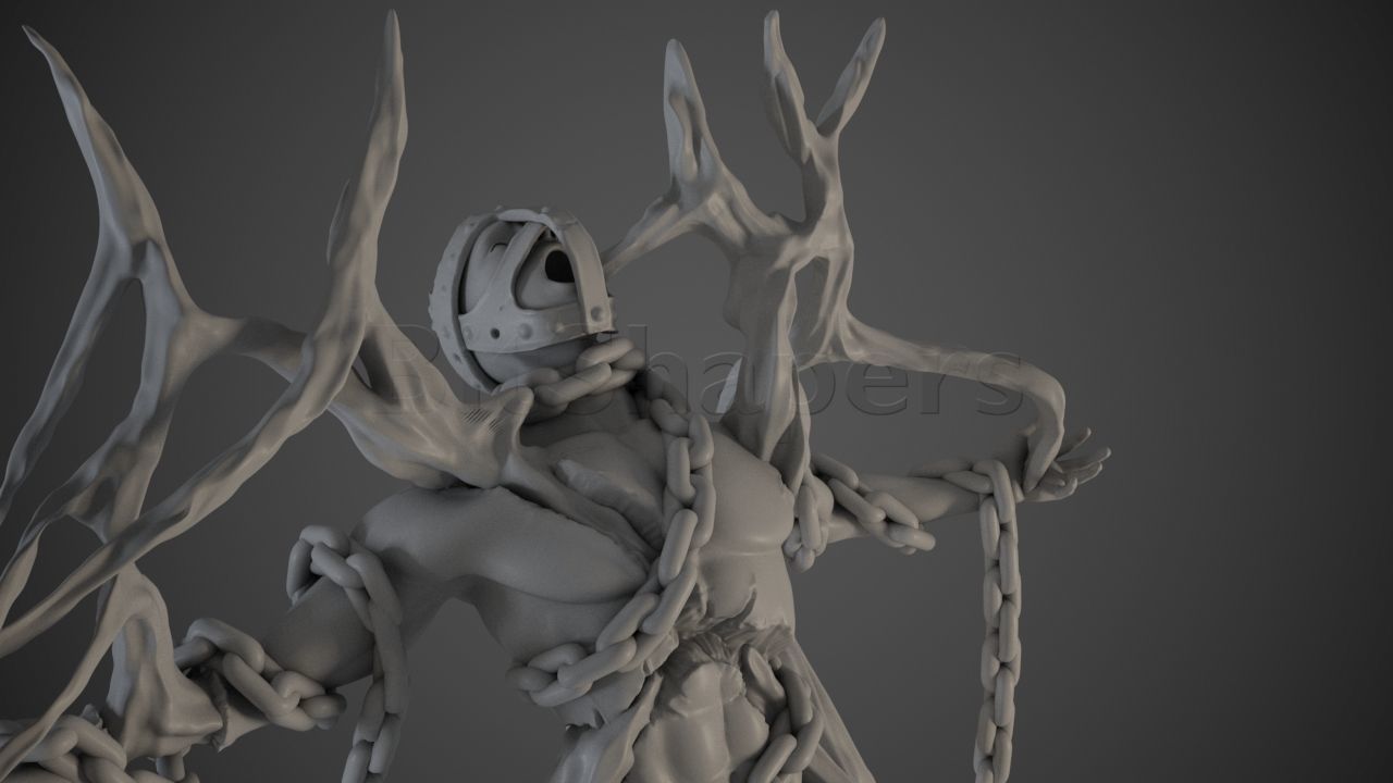 Tormented Star God 3D print model_6