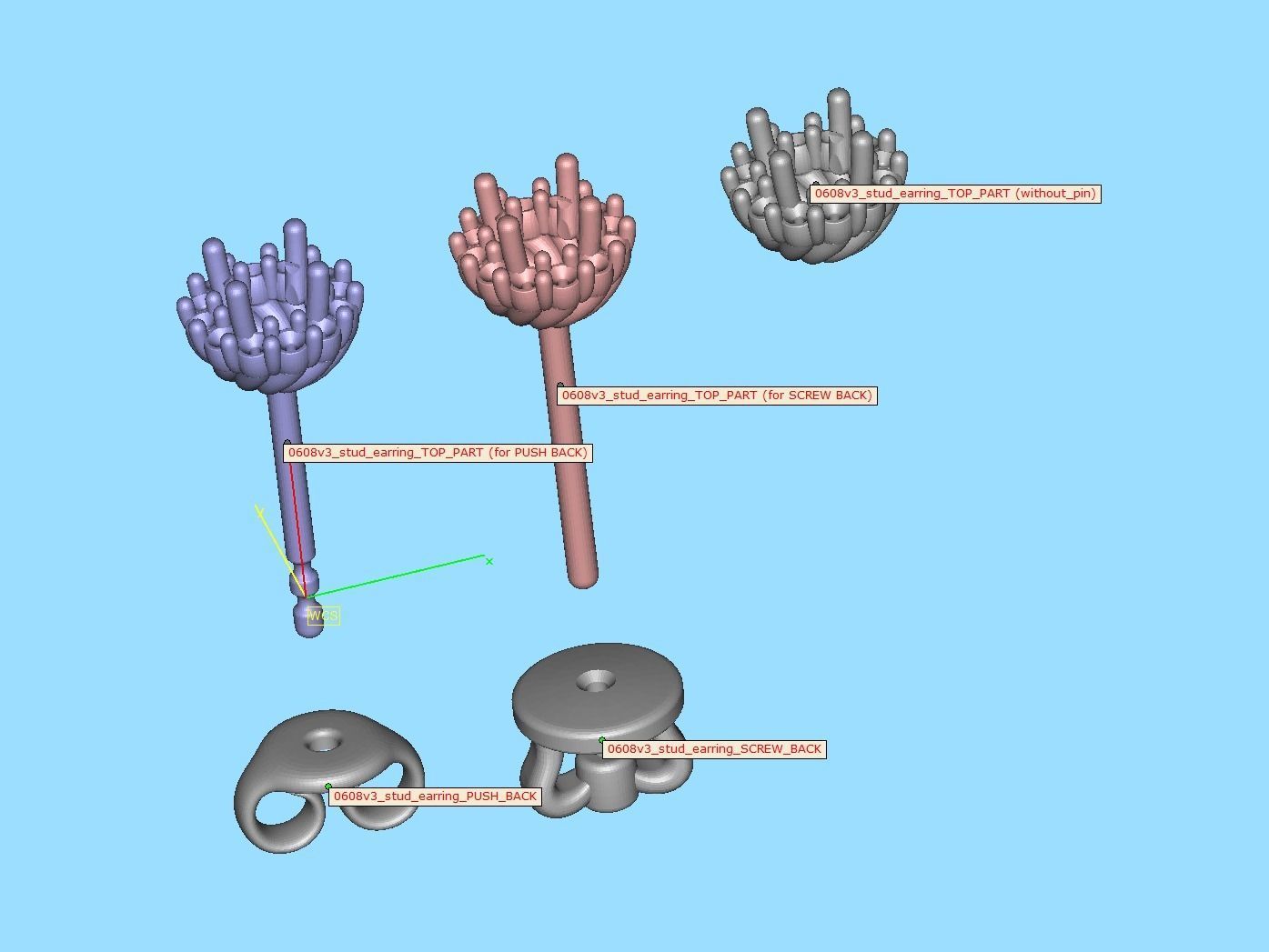 Bespoke Classic Ring and Stud Earrings Collection version3 _37