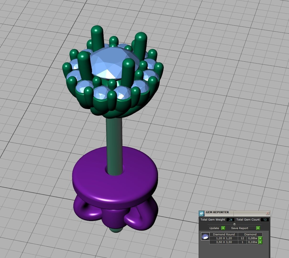 Bespoke Classic Ring and Stud Earrings Collection version3 _41