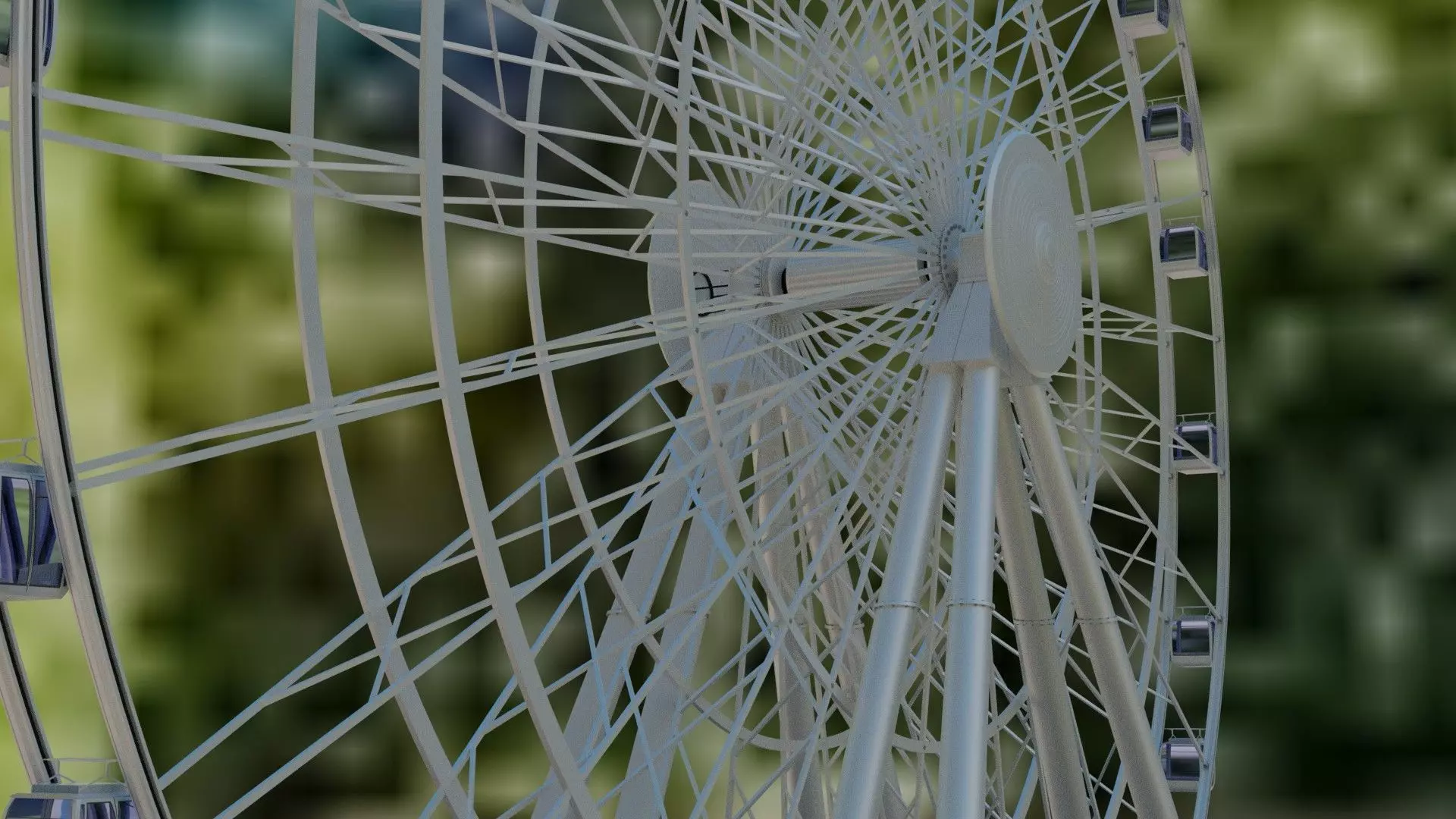 3d model ferris wheel 3D model_0