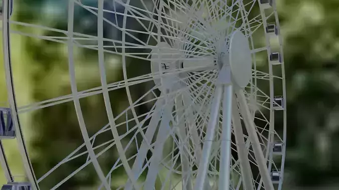 3d model ferris wheel