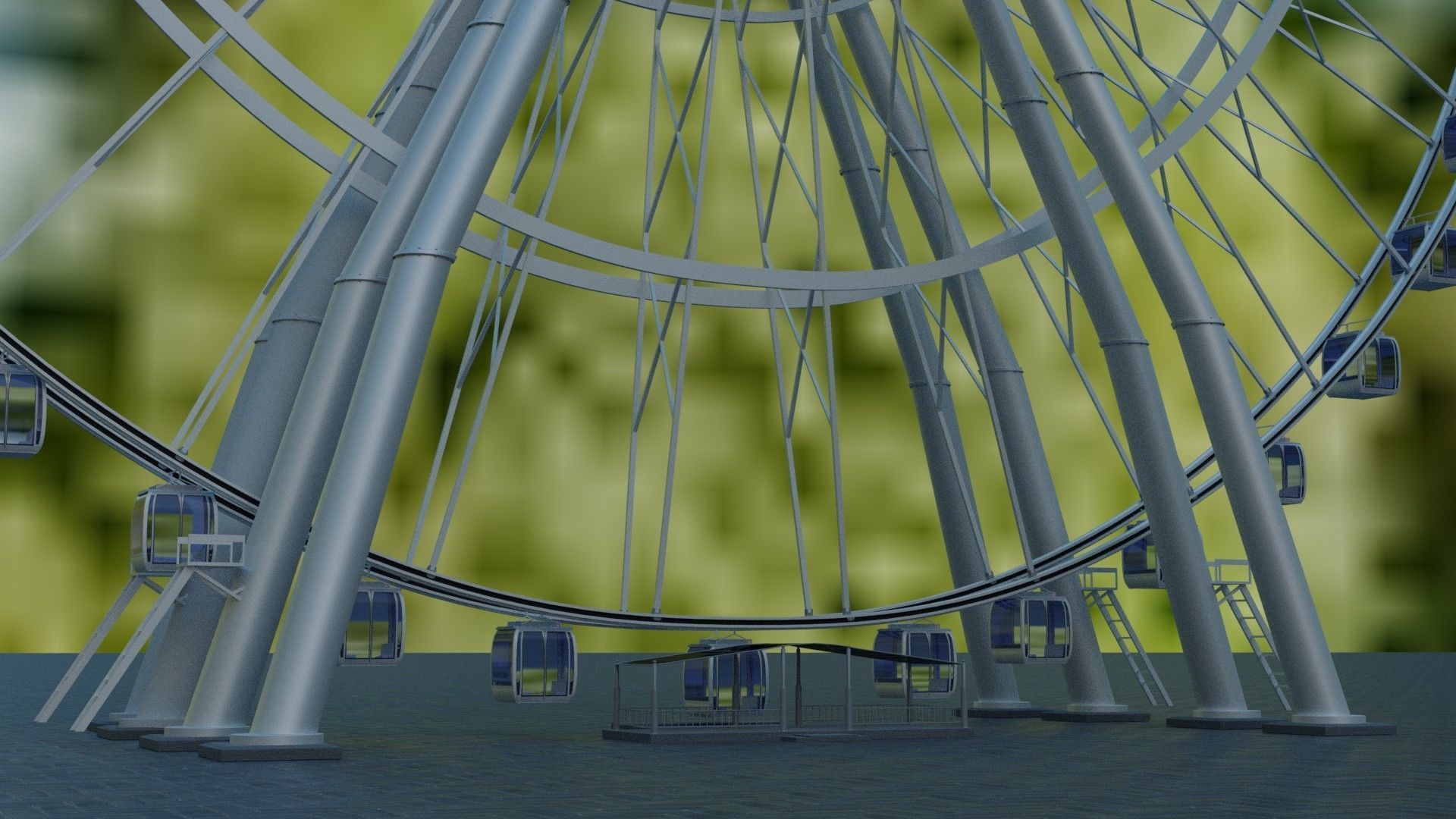 3d model ferris wheel 3D model_1