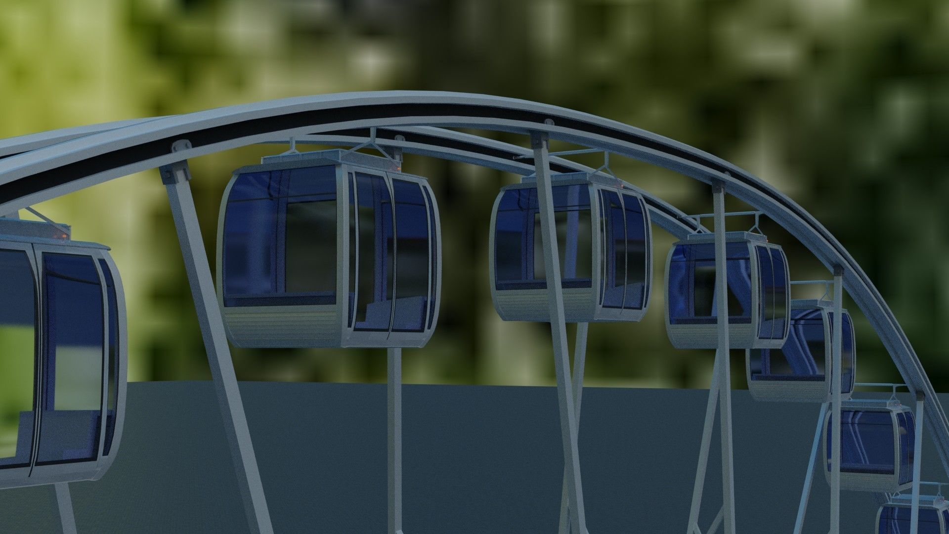 3d model ferris wheel 3D model_6