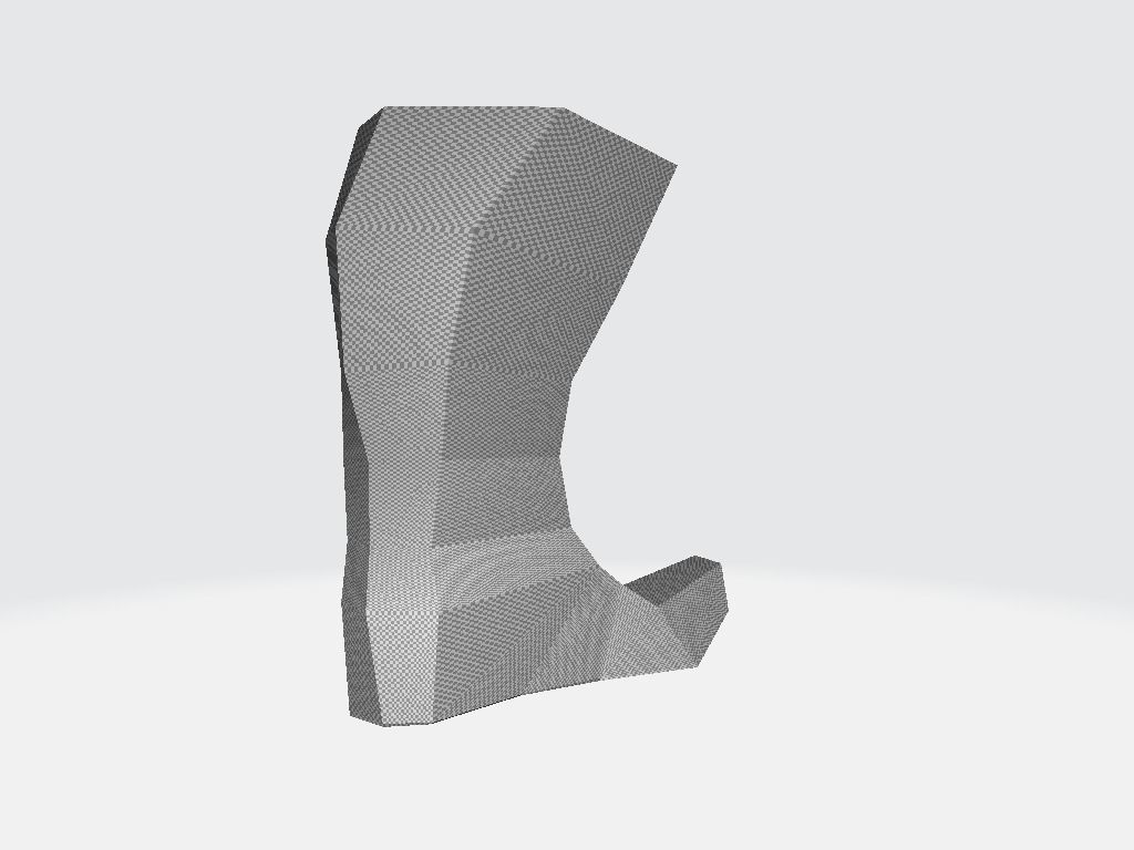 High Boot v2 Low-poly 3D model_25