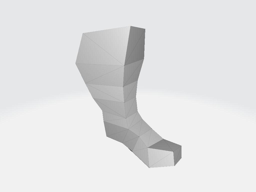 High Boot v2 Low-poly 3D model_20