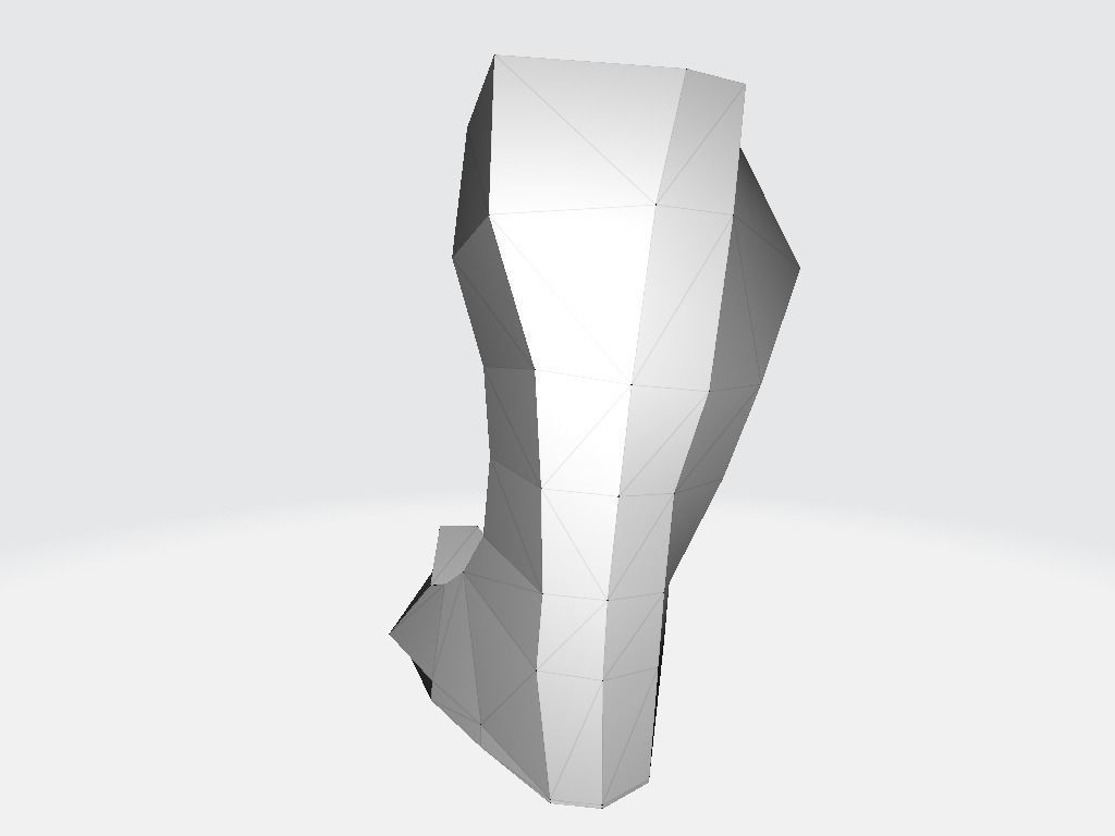 High Boot v2 Low-poly 3D model_18