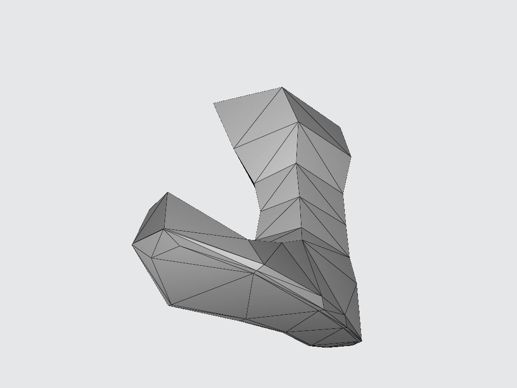 High Boot v2 Low-poly 3D model_11