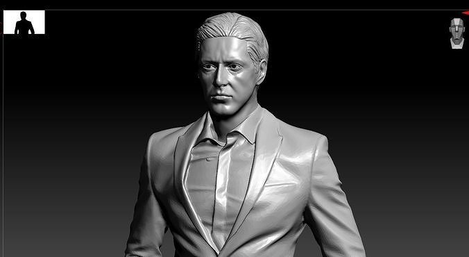 Michael Corleone Bust 3D print model