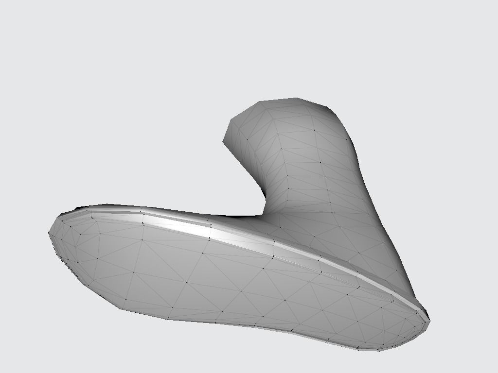 High Boot v3 Low-poly 3D model_17