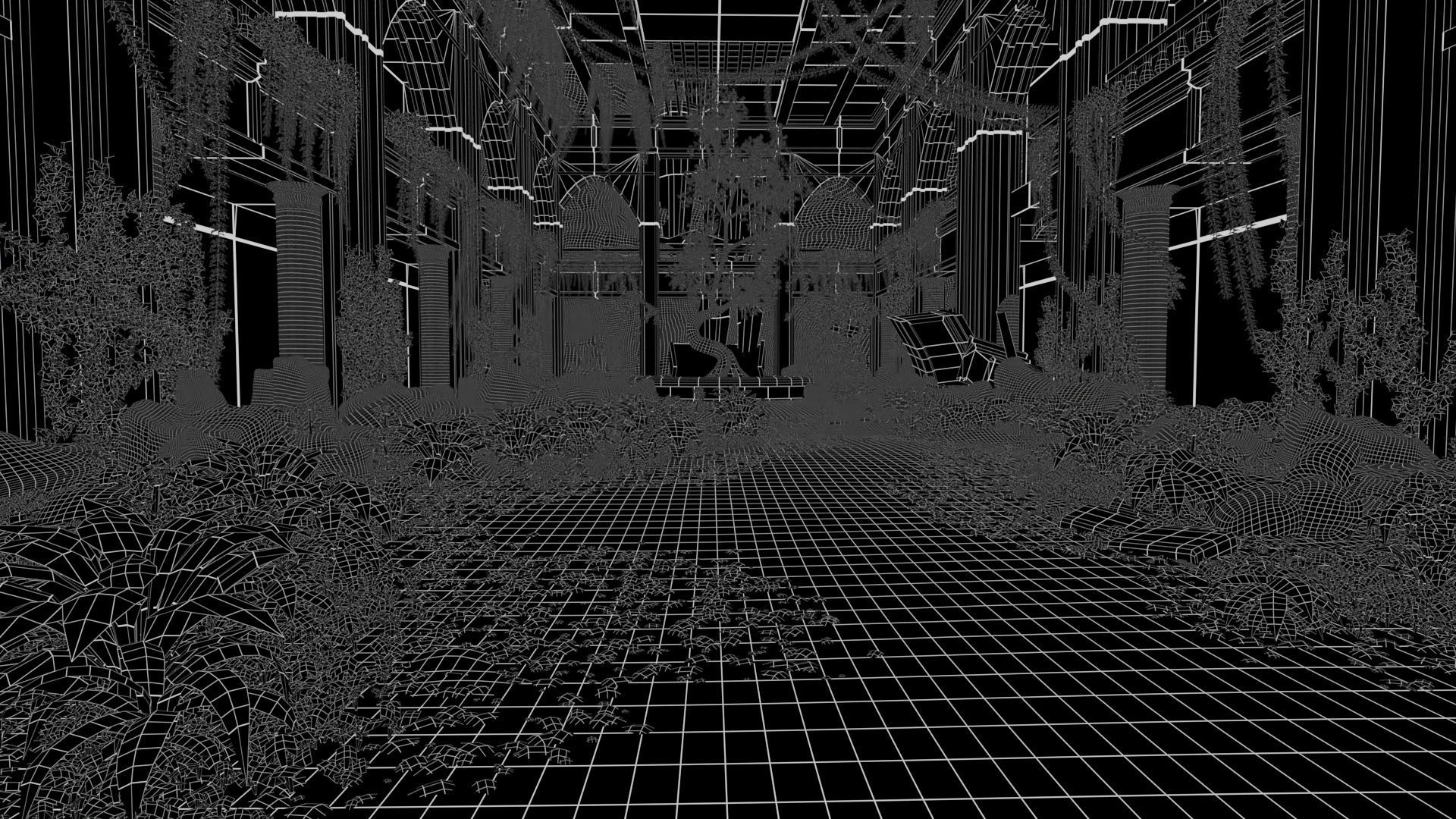 Sacred Tree Scene 3D model_10