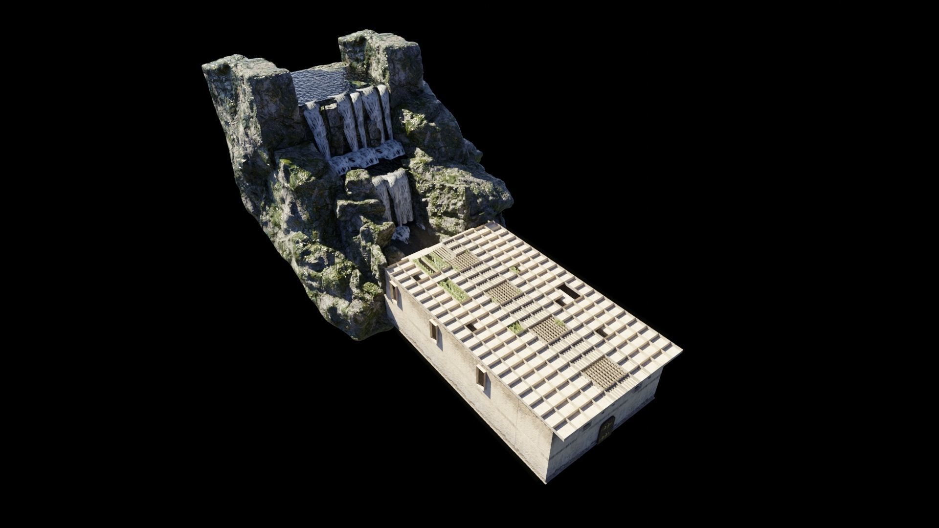 Sacred Tree Scene 3D model_7