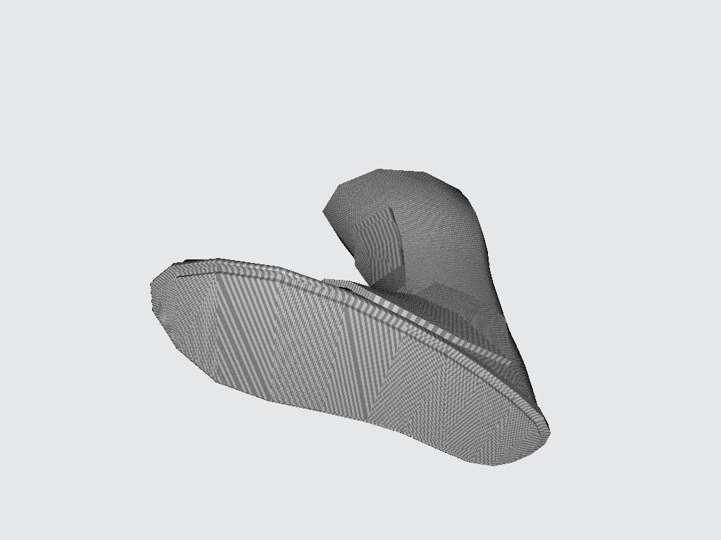 High Boot v4 Low-poly 3D model_25