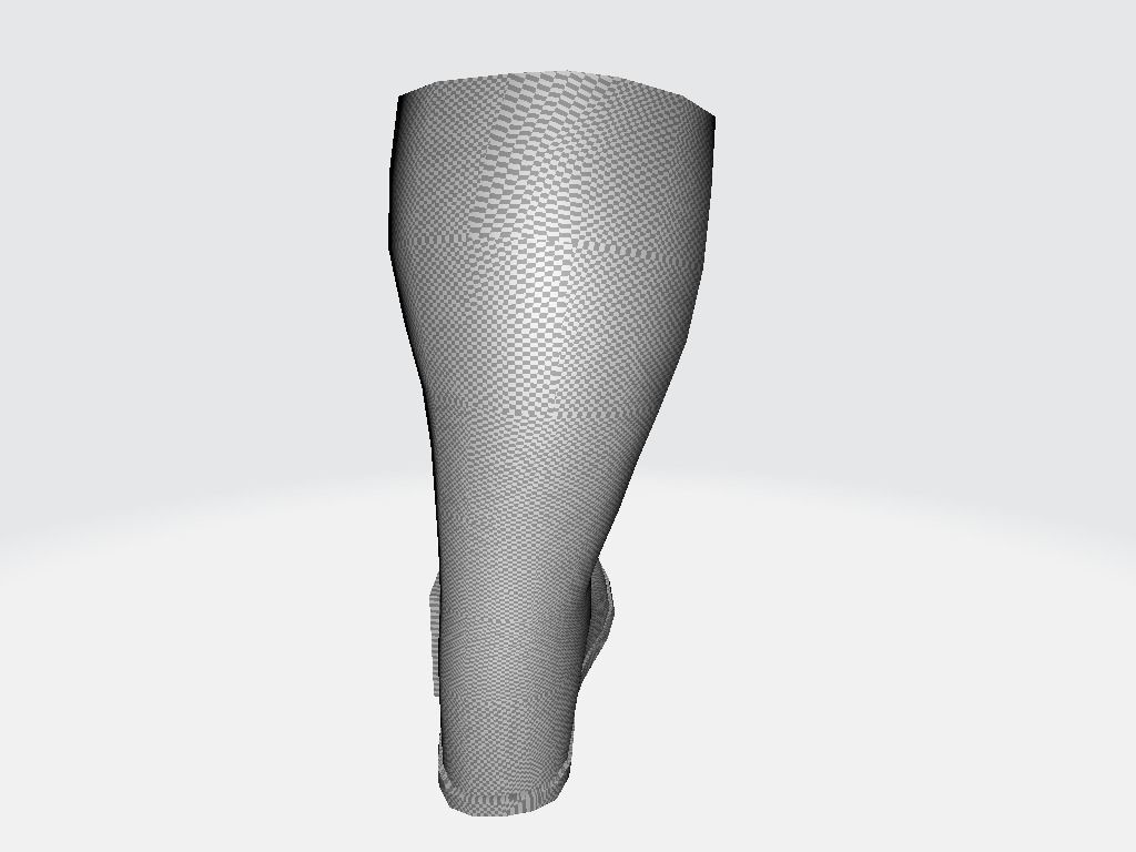 High Boot v4 Low-poly 3D model_26