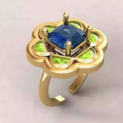 3d-model flower ring