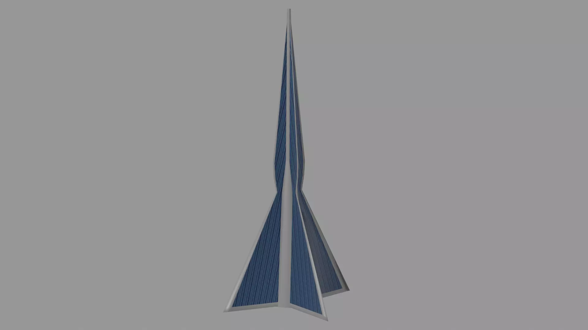 Fictional Skyscraper Free low-poly 3D model_0