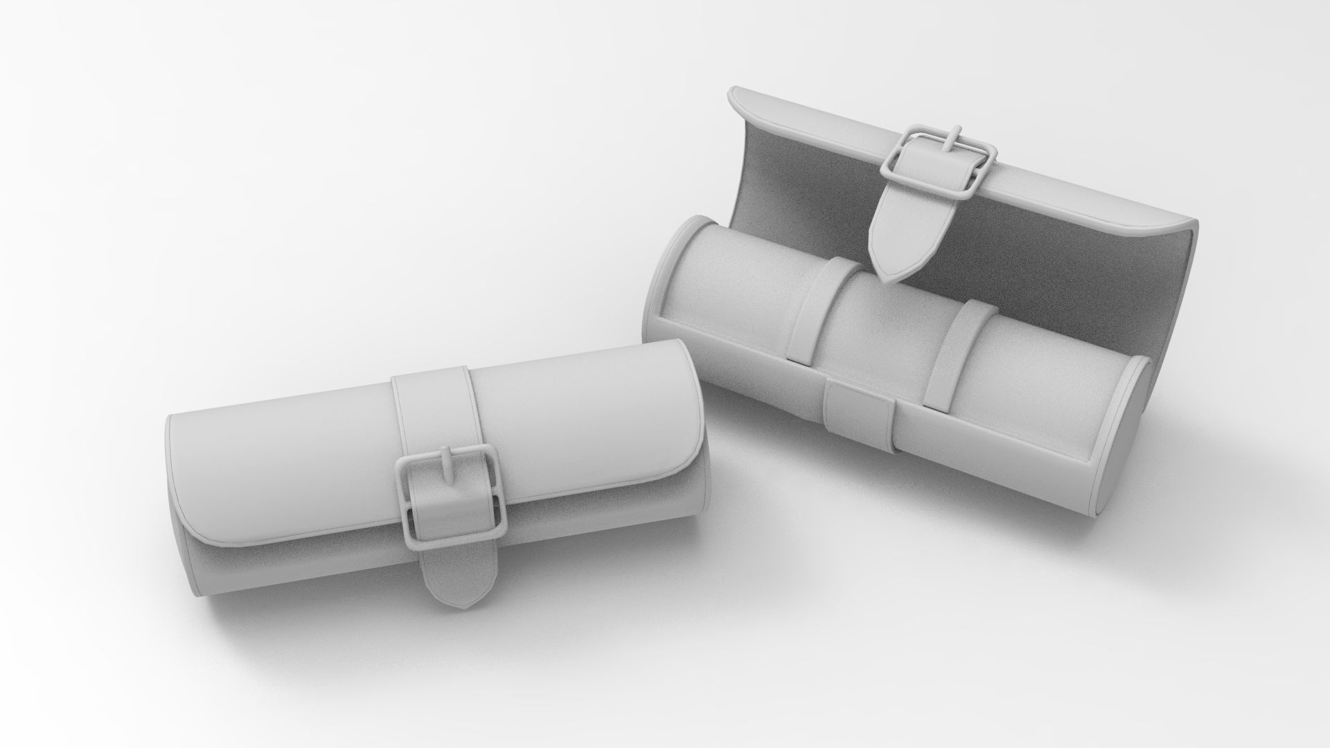 Triple Watch Roll Low-poly 3D model_8