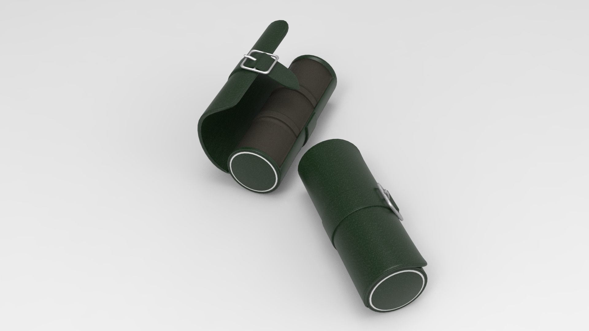 Triple Watch Roll Low-poly 3D model_3