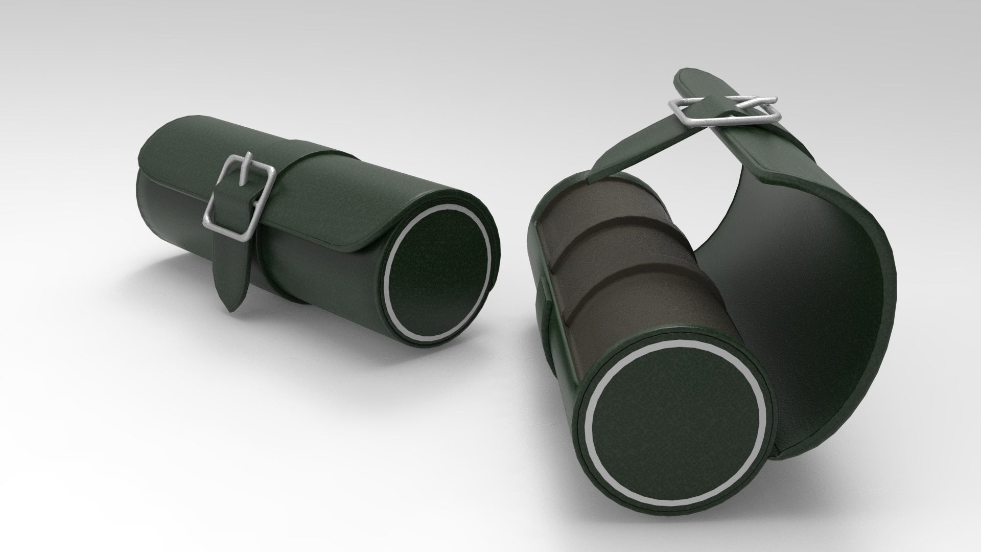 Triple Watch Roll Low-poly 3D model_1