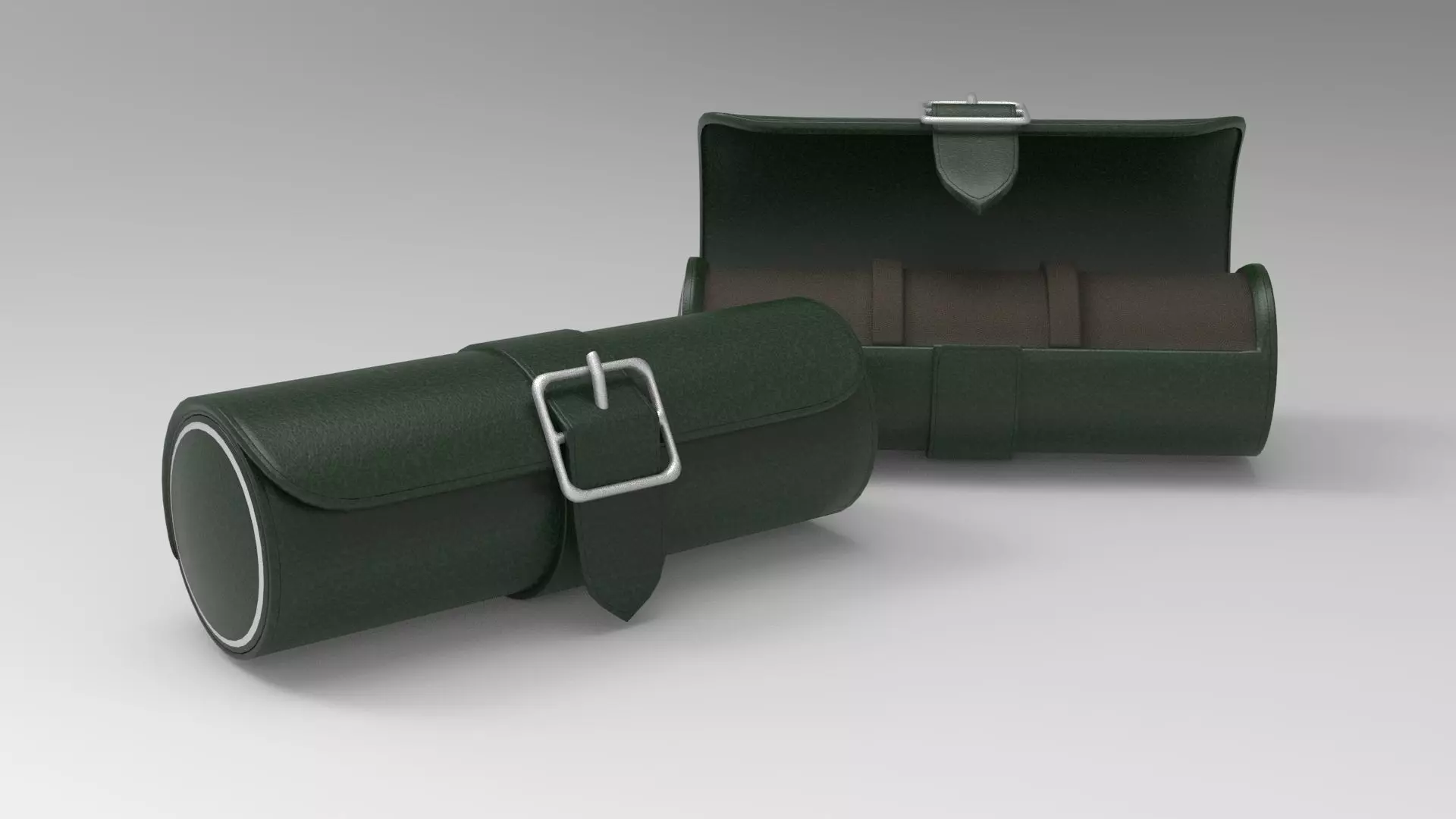 Triple Watch Roll Low-poly 3D model_0