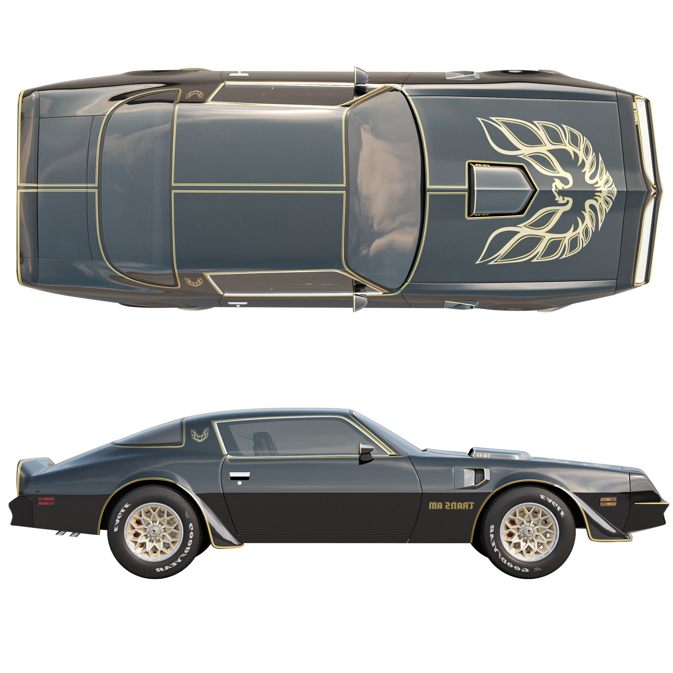 Pontiac Firebird Trans Am 1977 3D model_6