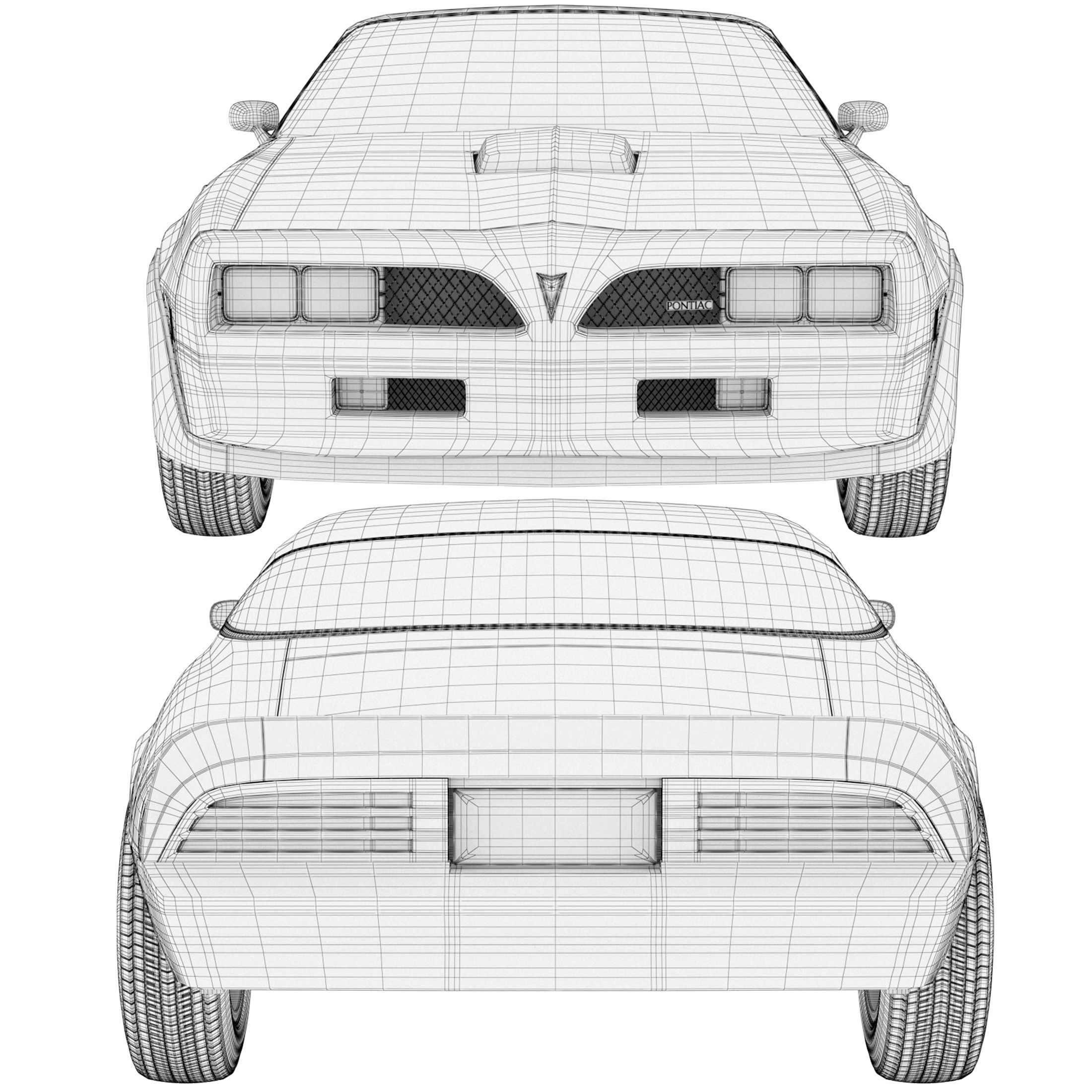 Pontiac Firebird Trans Am 1977 3D model_8