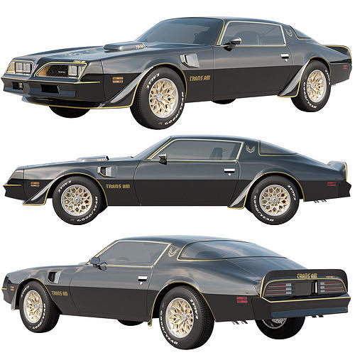 Pontiac Firebird Trans Am 1977 3D model