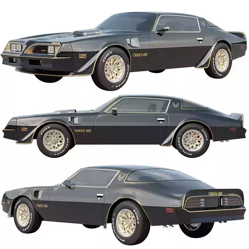 Pontiac Firebird Trans Am 1977 3D model