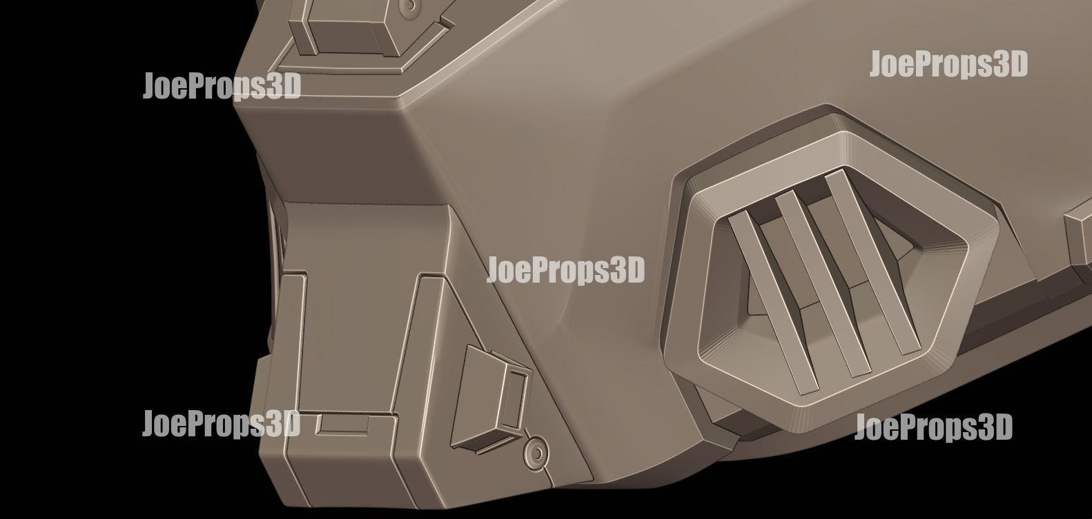 HIGHLY ACCURATE Halo Infinite Mark 7 Helmet 3D print model_7