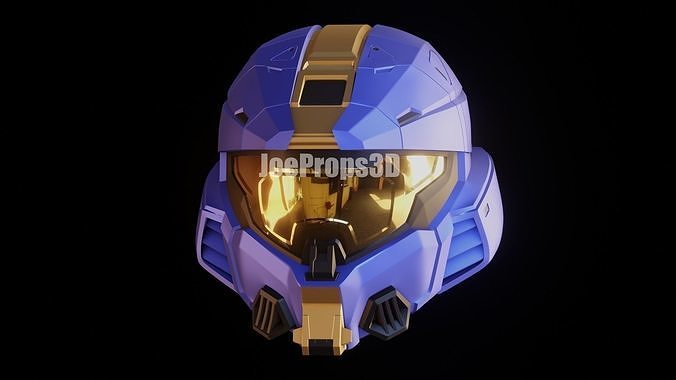 HIGHLY ACCURATE Halo Infinite Mark 7 Helmet 3D print model