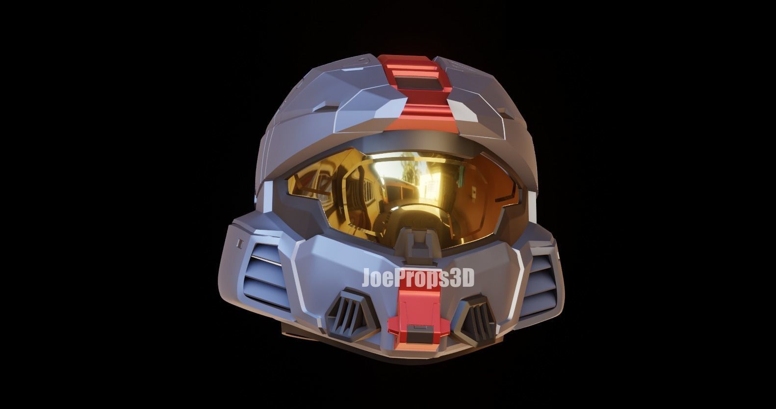 HIGHLY ACCURATE Halo Infinite Mark 7 Helmet 3D print model_2