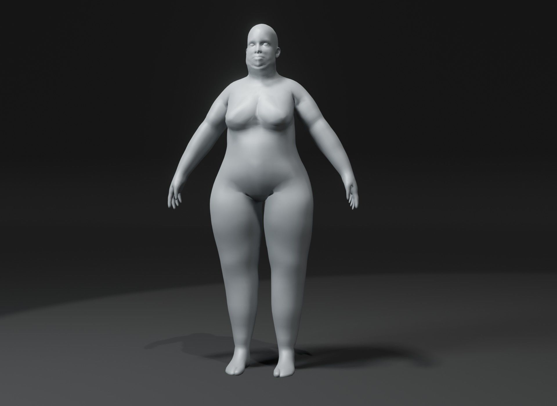 Human Body Base Mesh 10 3D Models Collection 10k Polygons _20