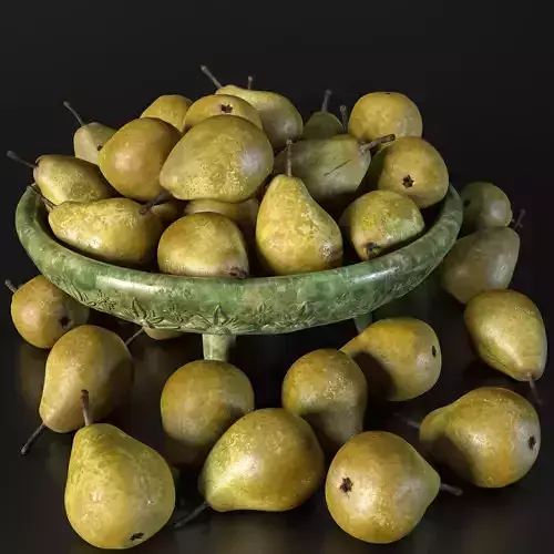 Pears in bowl