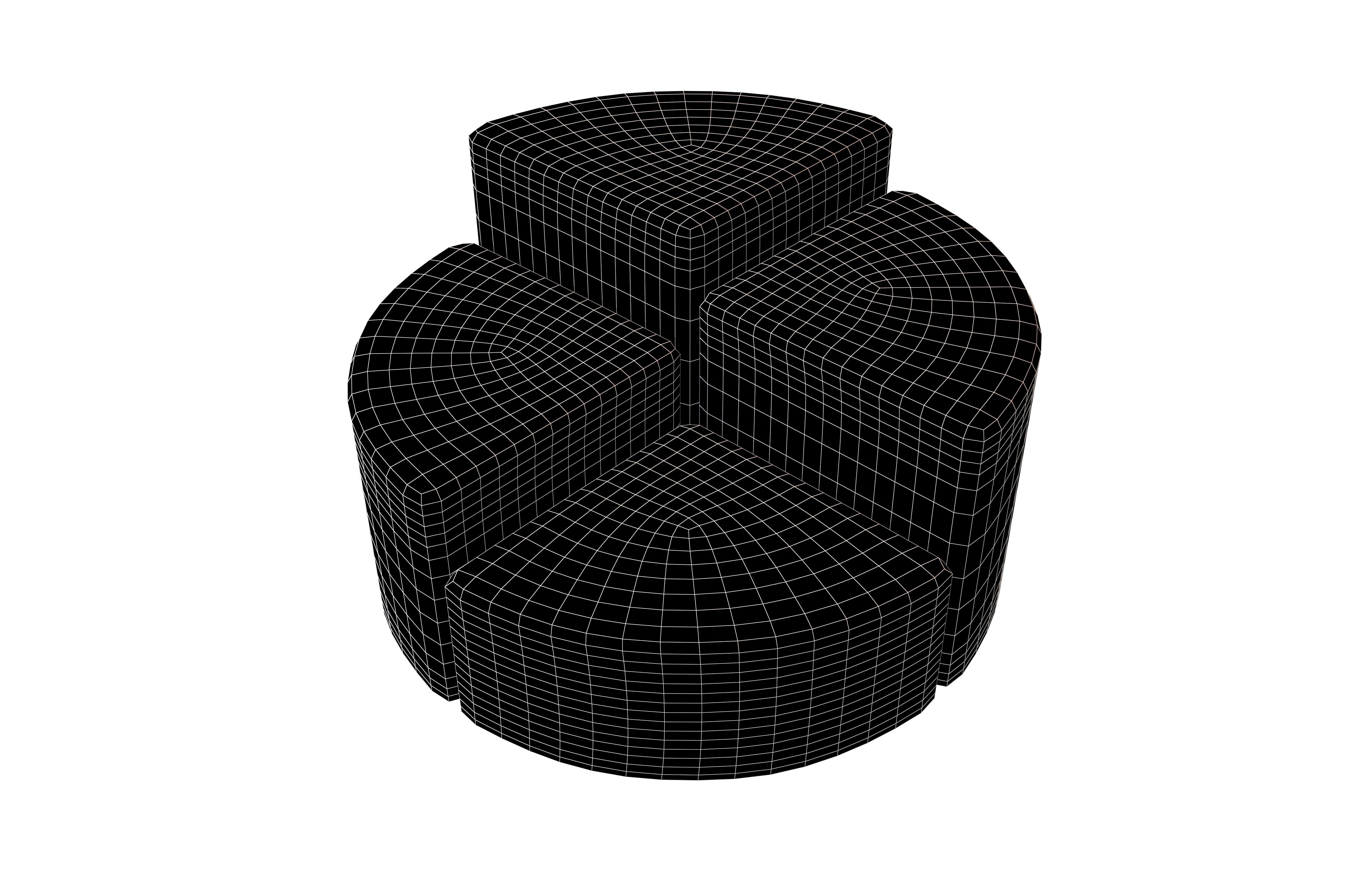 Pie Graph v2 001 Low-poly 3D model_5