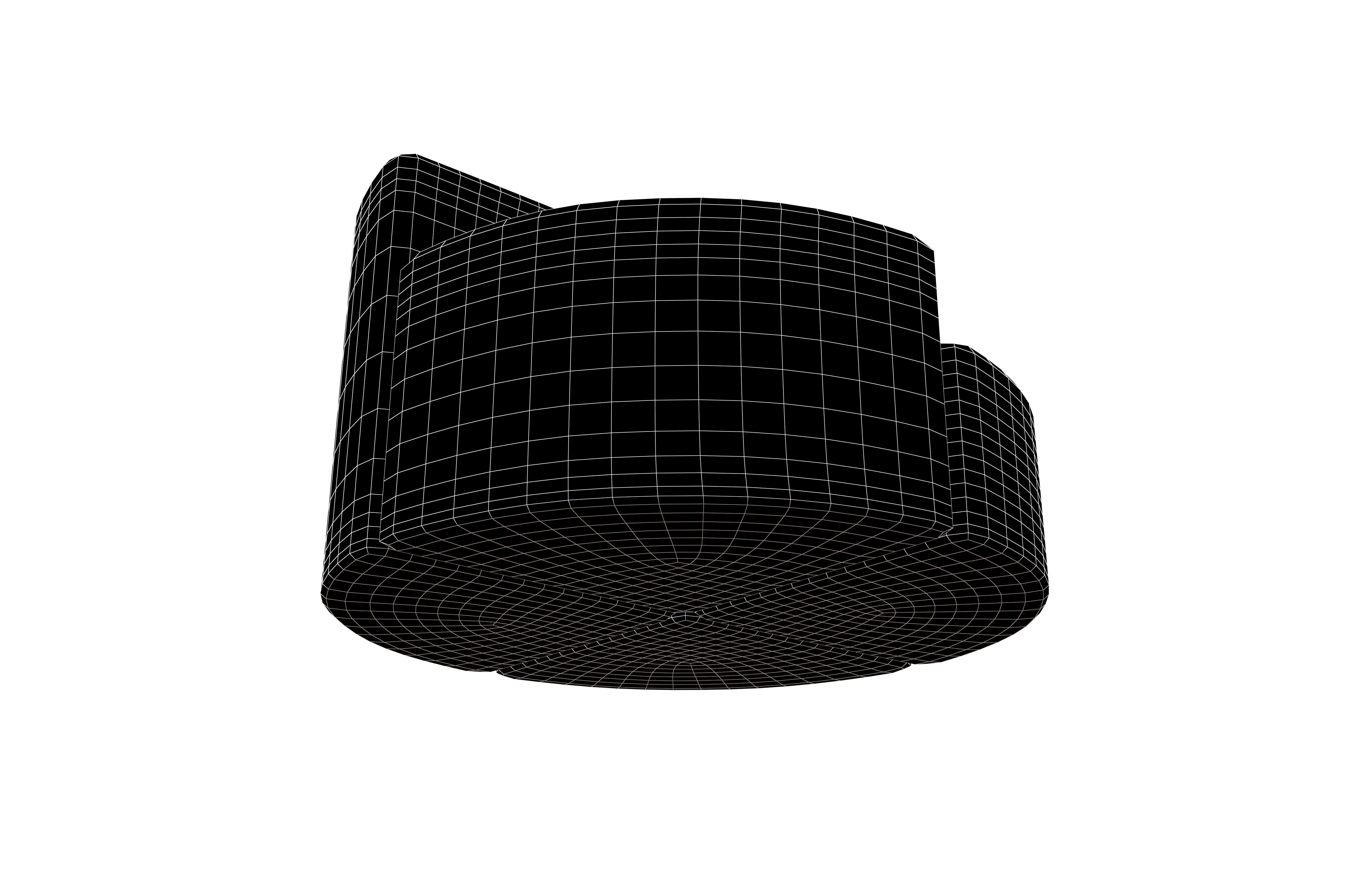 Pie Graph v2 001 Low-poly 3D model_7