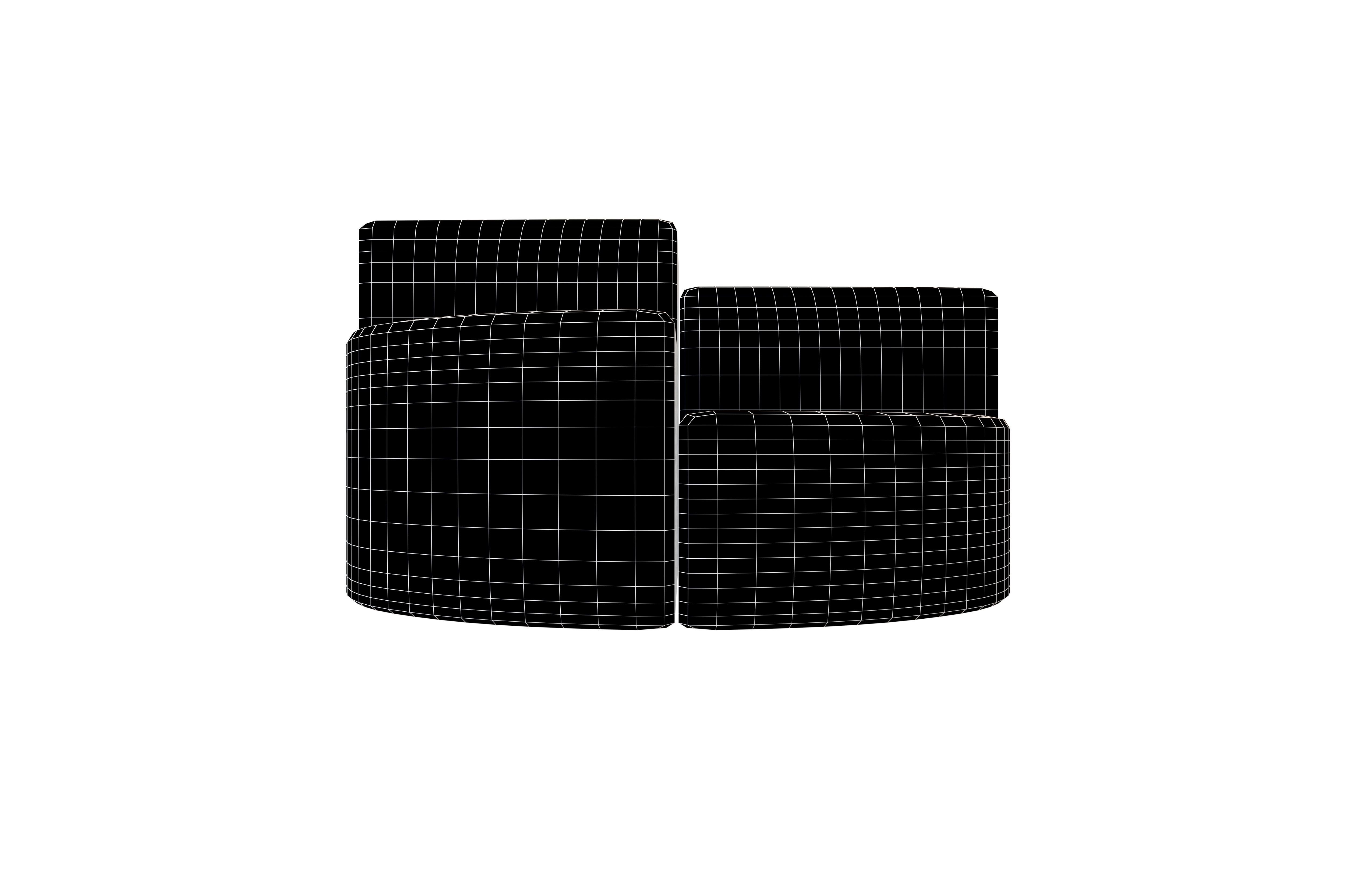 Pie Graph v2 001 Low-poly 3D model_4