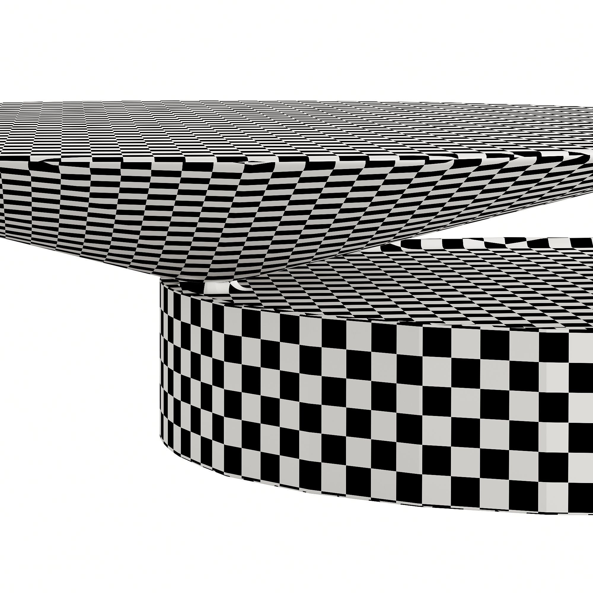 DE LA ESPADA LAUREL COFFEE TABLE IN MARBLE Low-poly 3D model_6