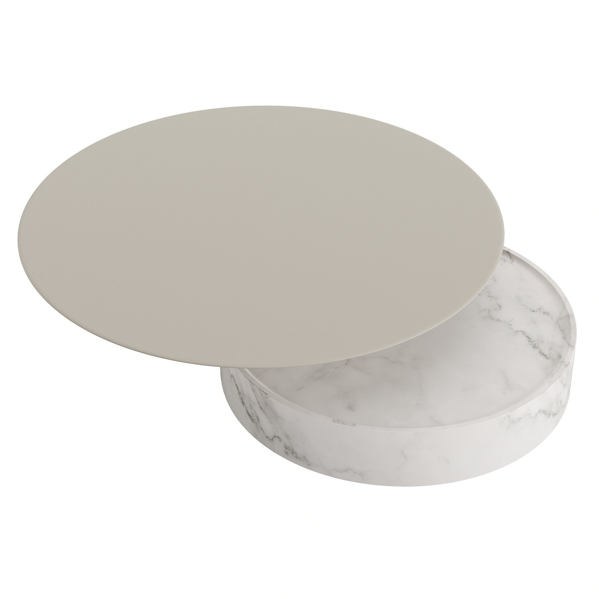 DE LA ESPADA LAUREL COFFEE TABLE IN MARBLE Low-poly 3D model_5