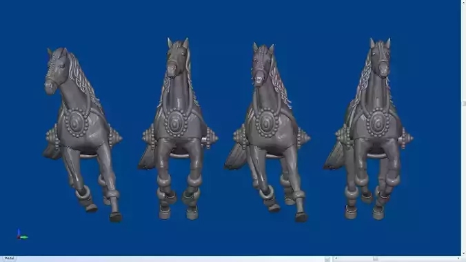 PENDANTS four horses running on screen
