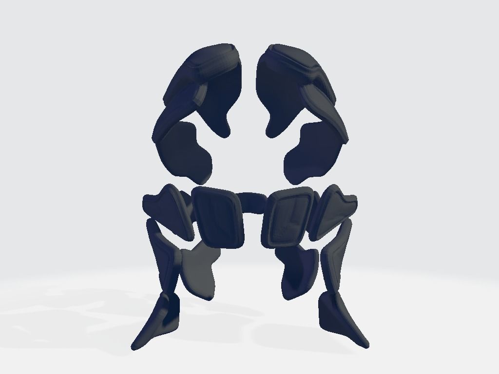 Helmet Armor 3D model_8