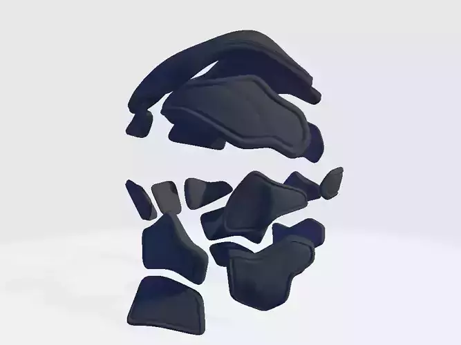 Helmet Armor 3D model