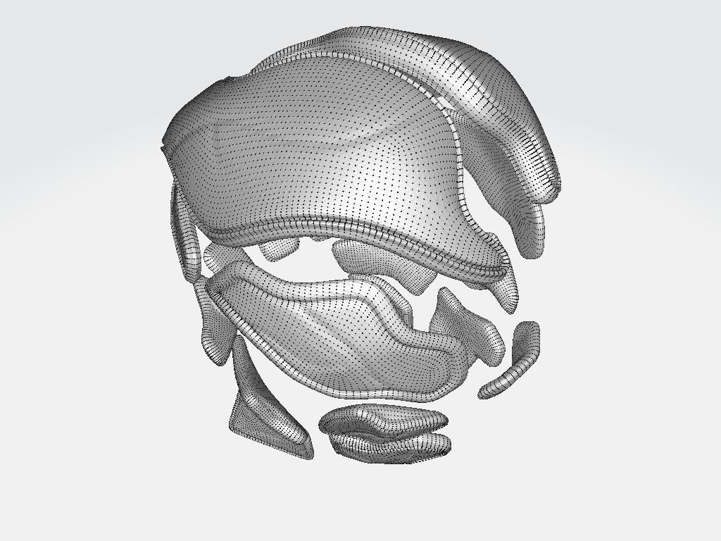 Helmet Armor 3D model_18