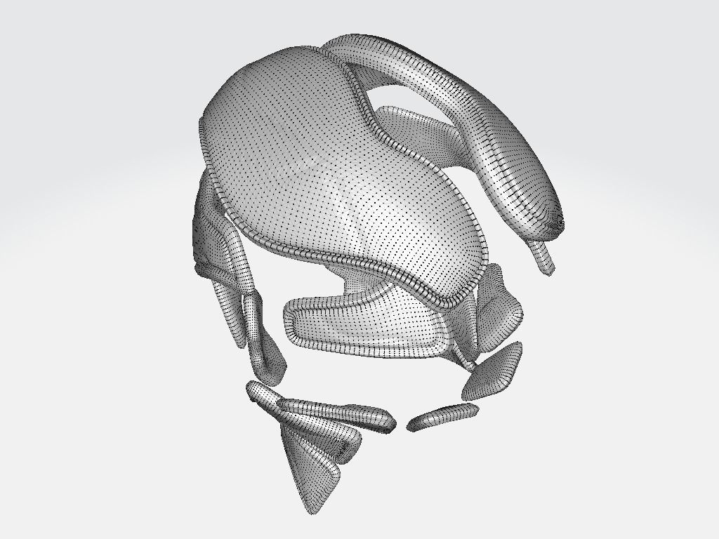 Helmet Armor 3D model_21