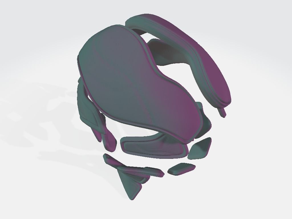 Helmet Armor 3D model_24