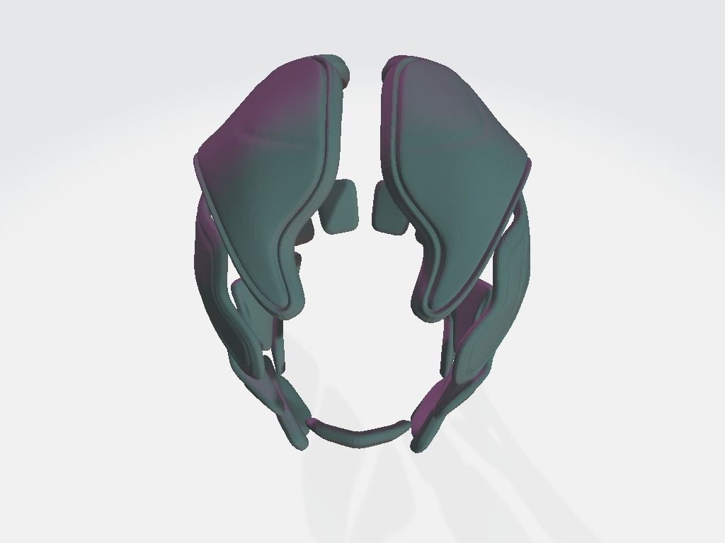 Helmet Armor 3D model_25