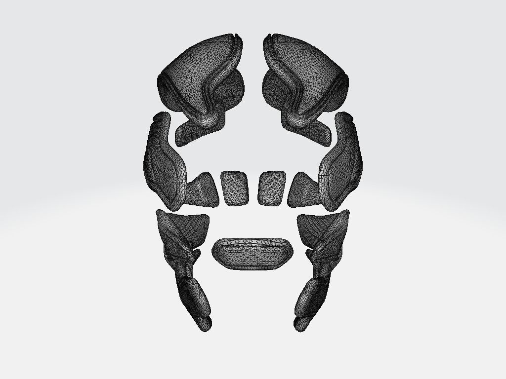 Helmet Armor 3D model_15