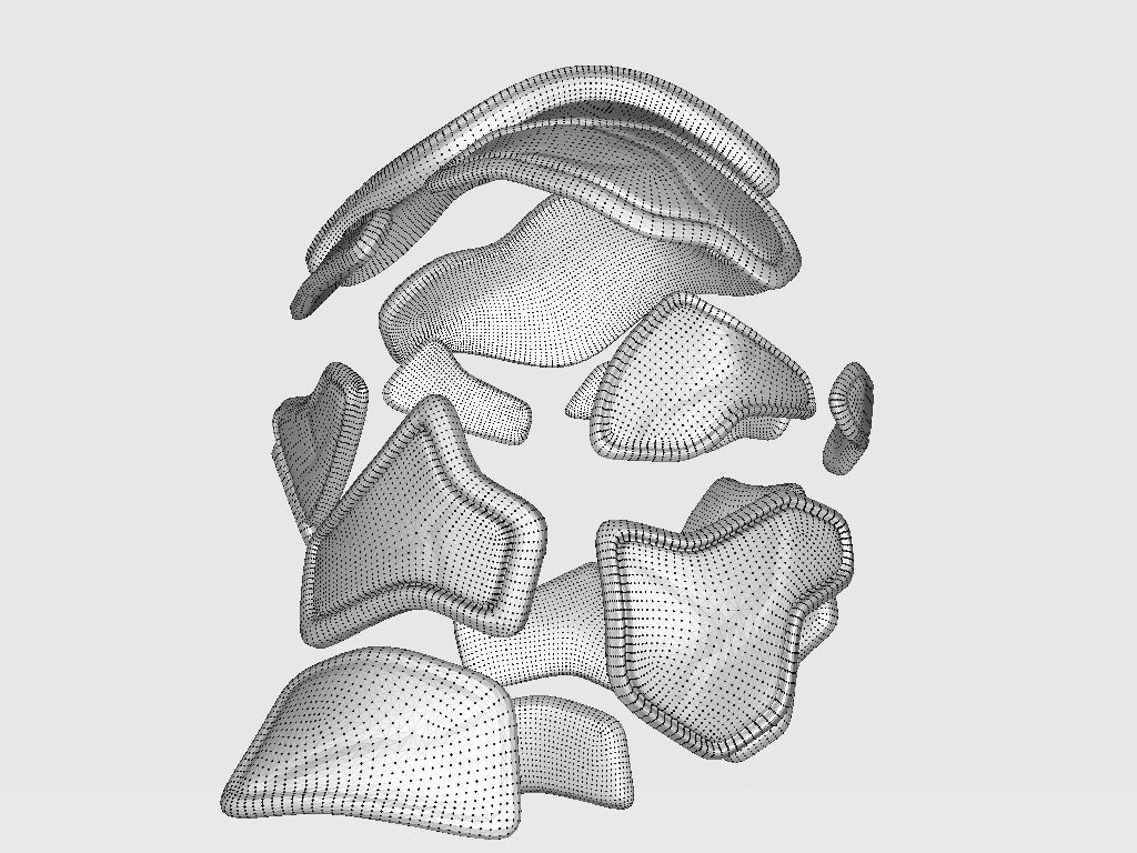 Helmet Armor 3D model_19