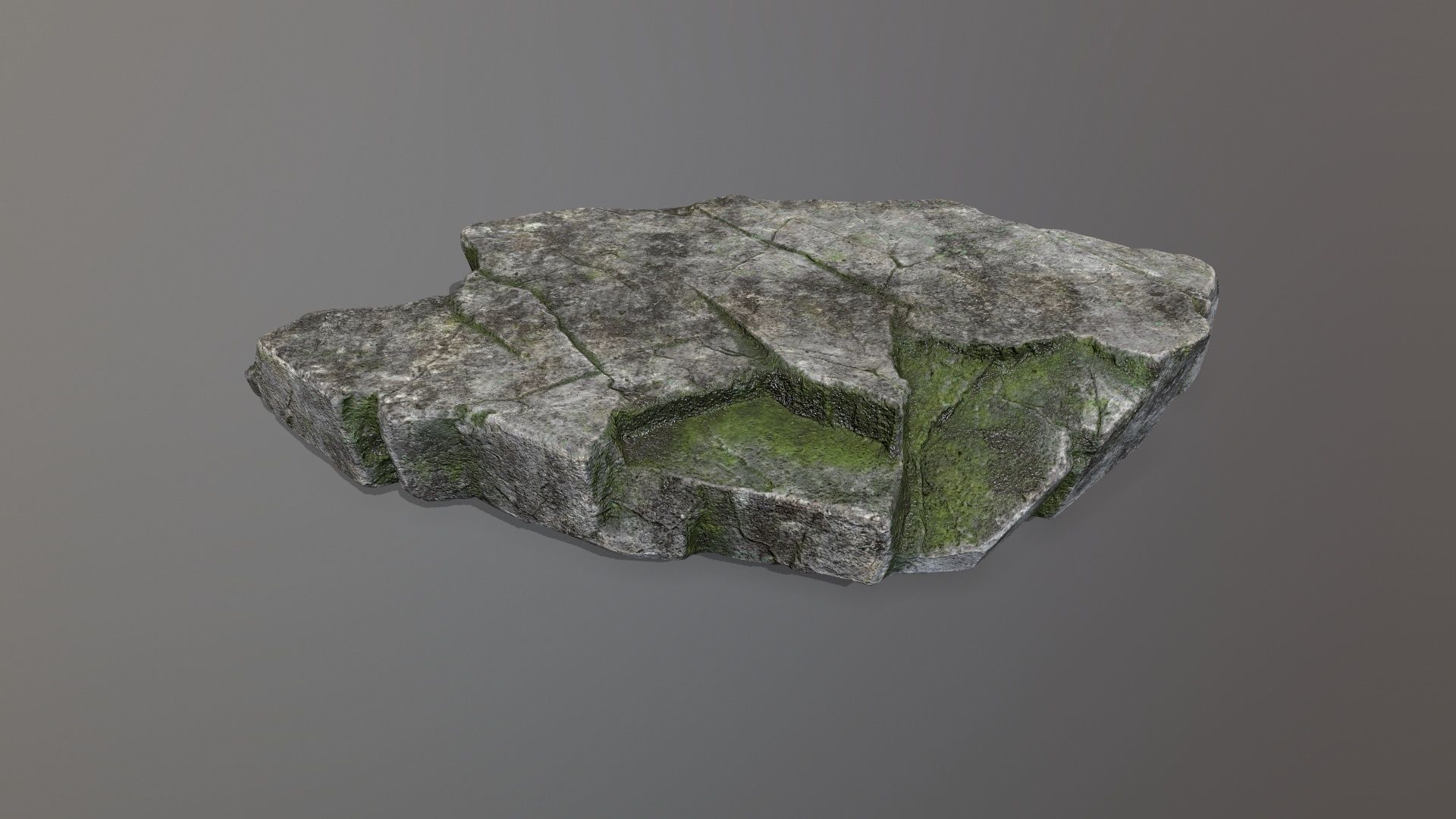 Rock Set Low-poly 3D model_27