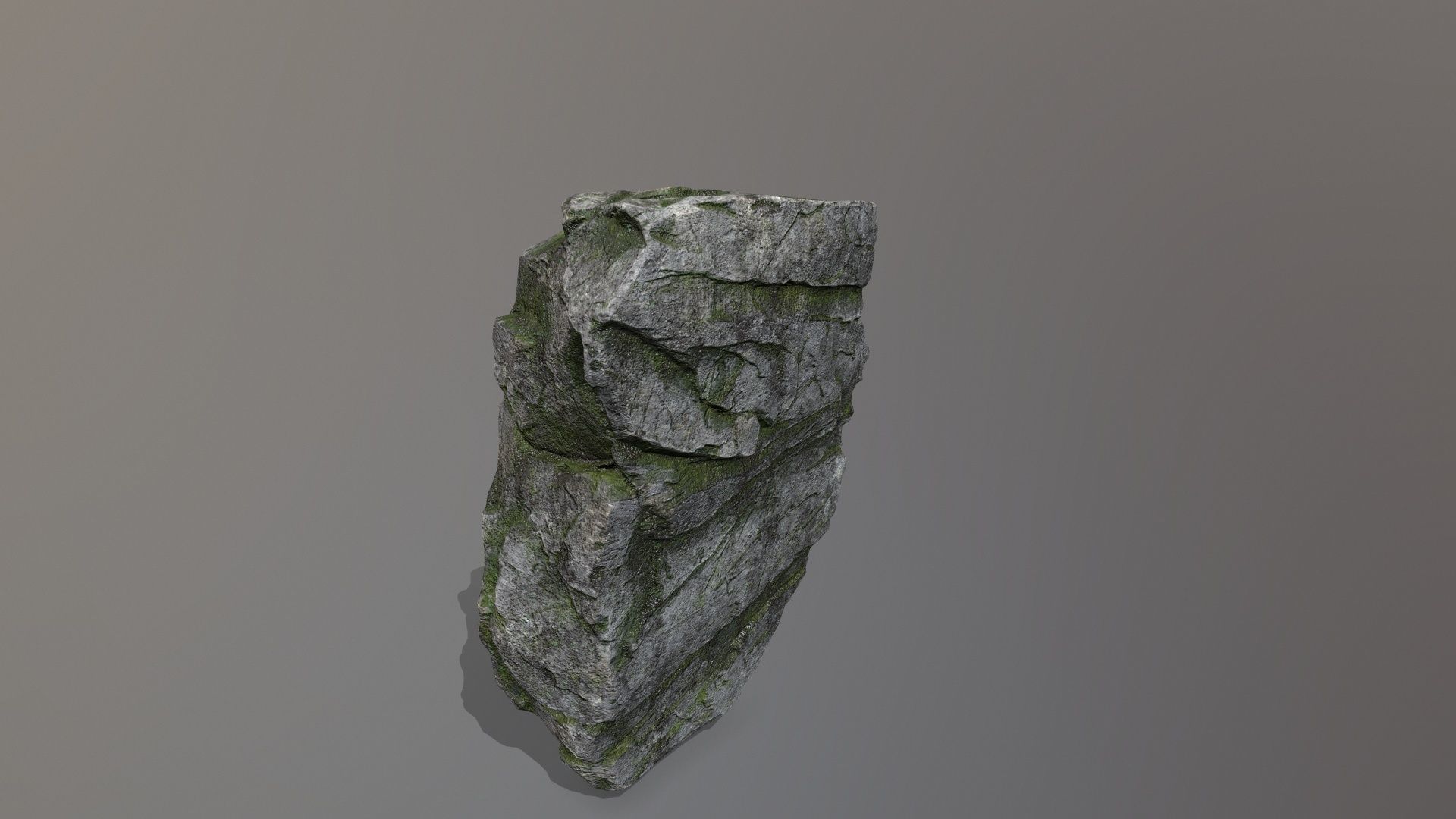 Rock Set Low-poly 3D model_12