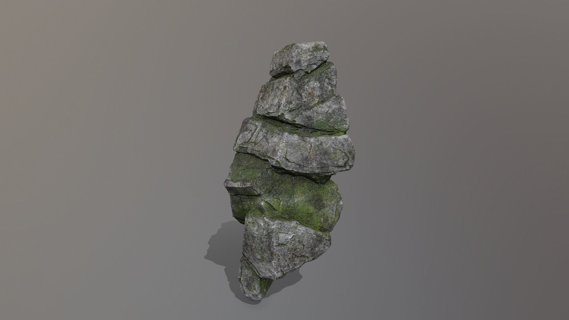 Rock Set Low-poly 3D model_18