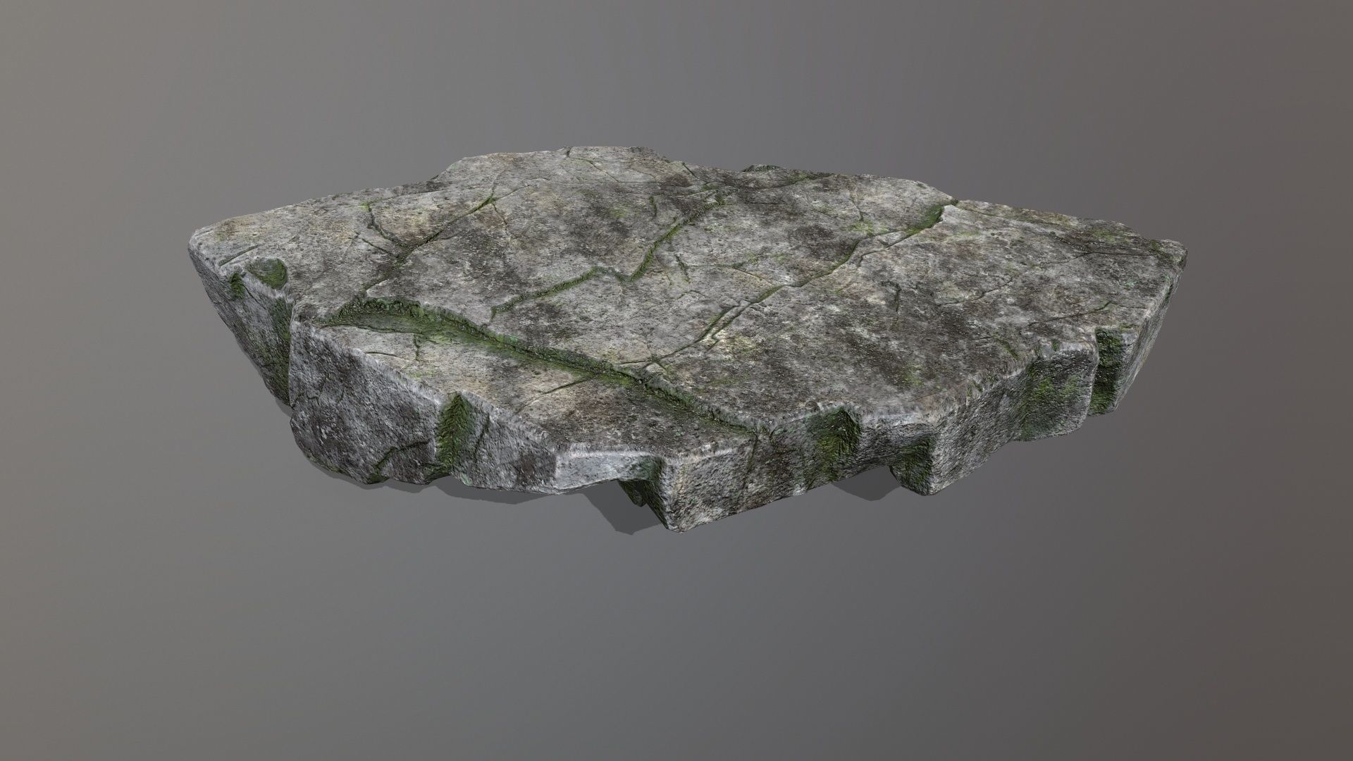 Rock Set Low-poly 3D model_29